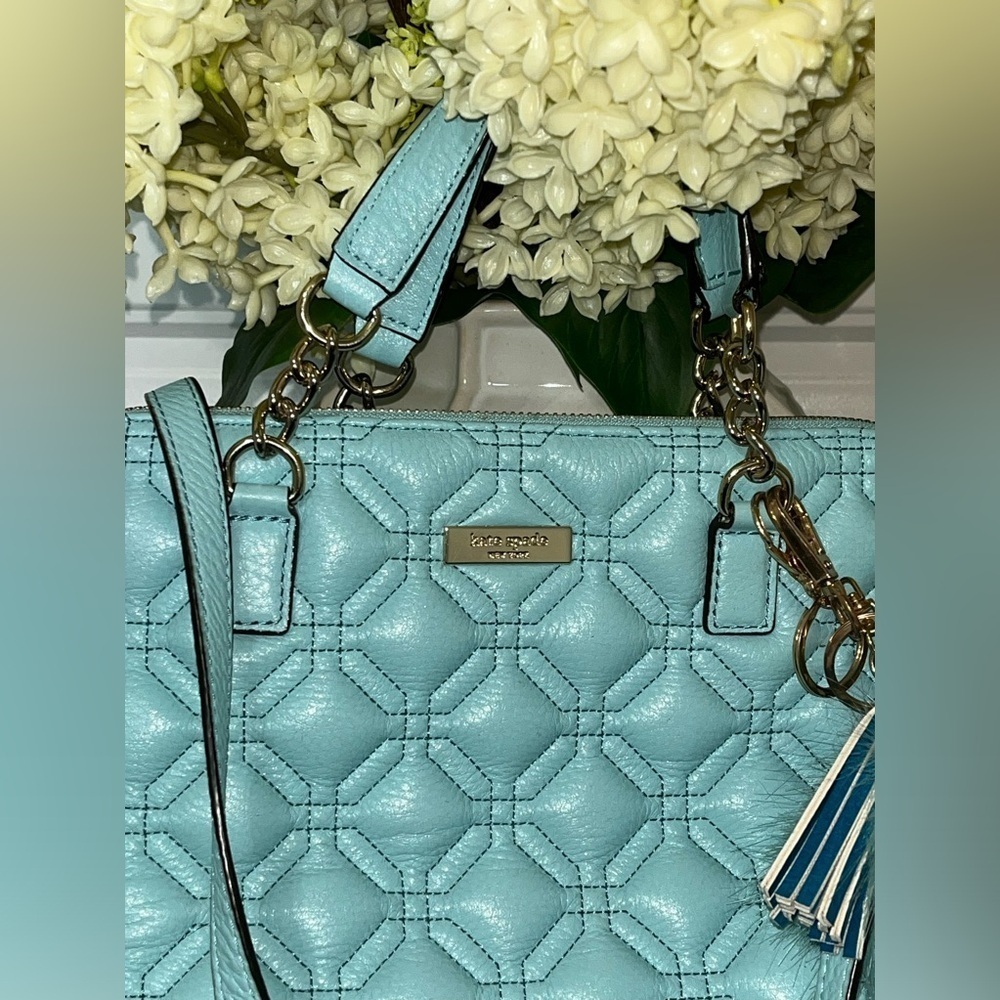 Kate Spade Astor Court Rachelle Convertable Quilted Satchel Bag W/Strap - Picture 7 of 16